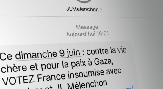 Several candidates in the European elections sent text messages calling