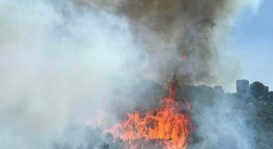 Something scary happened in Canakkale Flames reached the ancient city