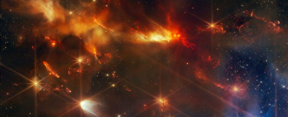 Space image captures stellar phenomena for the first time