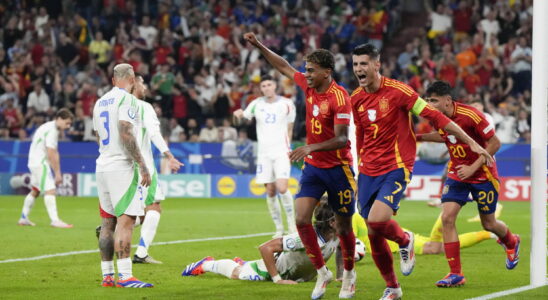 Spain Italy the first nation qualified for the eighth