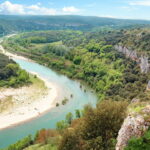 The Gardon gorges swimming breaks in remote corners