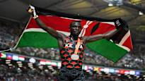 The Kenyan teenage sensation ran the third fastest time in