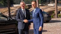 The Secretary General of NATO arrived in Finland received