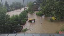 The flood engulfed southern Austria clearing underway in several
