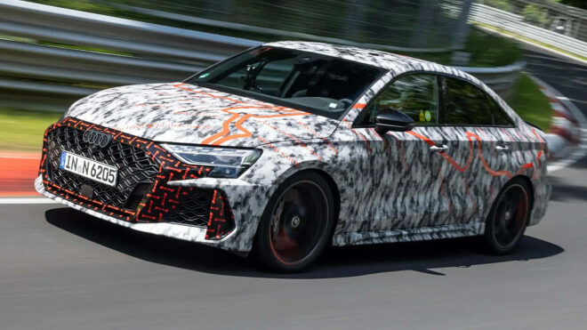 The new Audi RS3 breaks the Nordschleife record in its