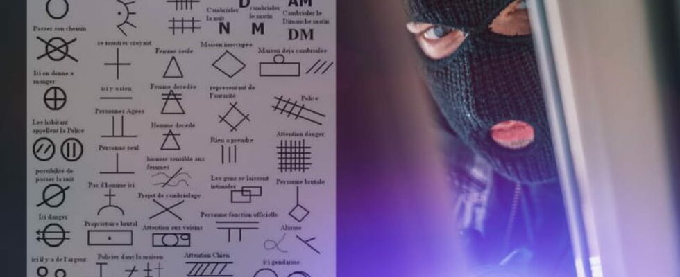 These symbols drawn on doors give valuable information to burglars