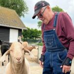 Willem 78 maintains the animal pasture in IJsselstein on his