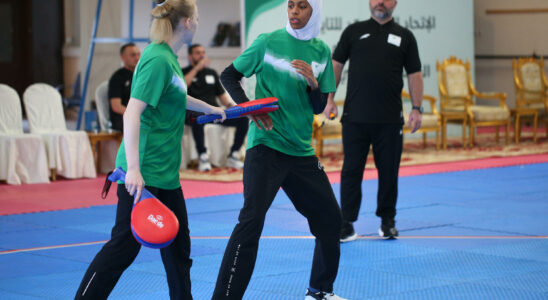 With taekwondo the first Saudi woman to qualify for the