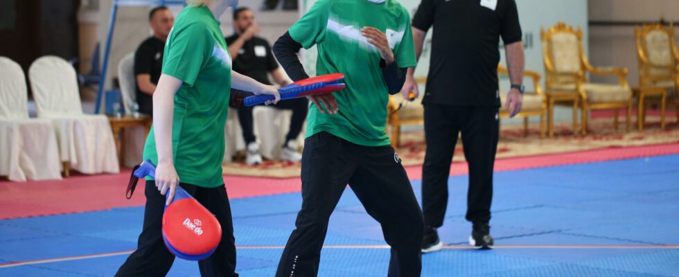 With taekwondo the first Saudi woman to qualify for the