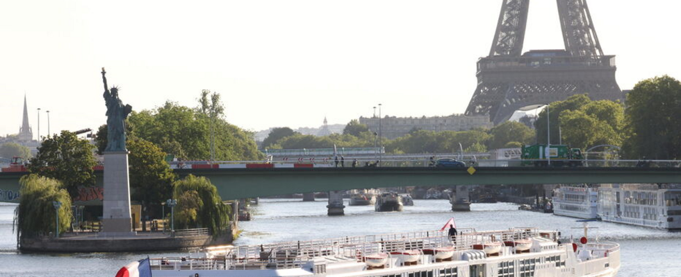 no open water swimming test in the Seine due to