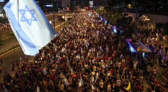 tens of thousands of people demonstrate after the release of