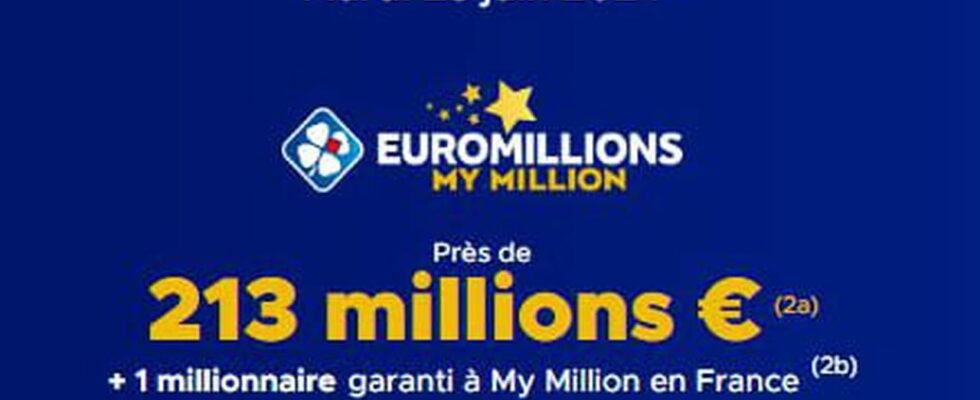 the draw of this Tuesday June 25 2024 213 million