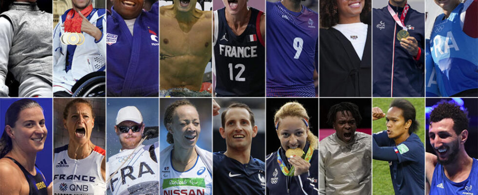 the list of candidates and flag bearers of the French