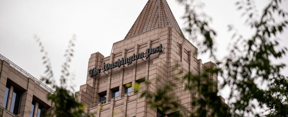 the prestigious daily Washington Post shaken by a deep crisis