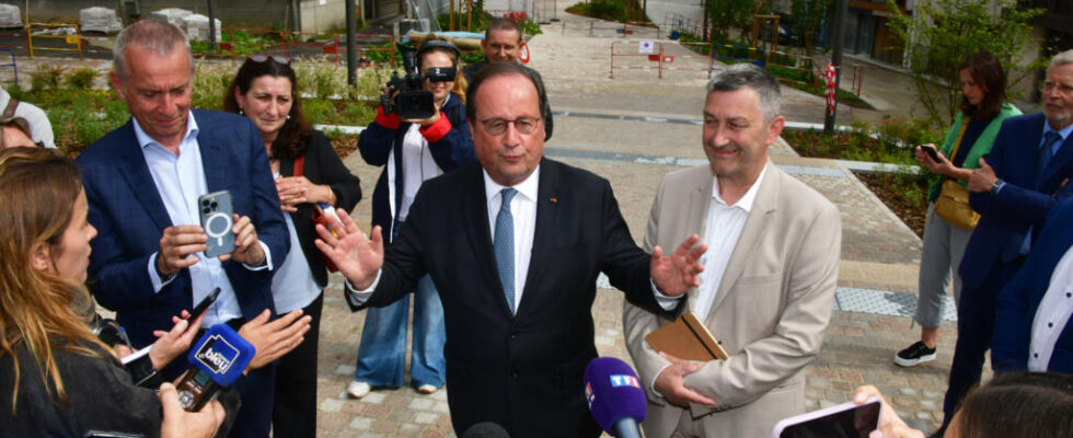 the surprise candidacy of former president Francois Hollande