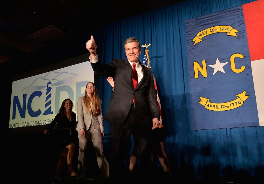 North Carolina Governor-elect Roy Cooper on November 9, 2016 in Raleigh.