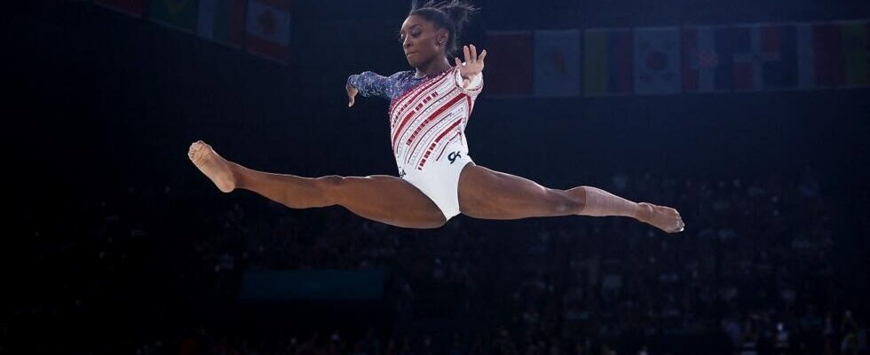 American Simone Biles wins first gold medal in Paris team