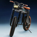 An electric motorcycle from Owlet that draws attention with its