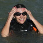 Anne Hidalgos dive into the Seine a few days before