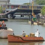 Boats towed away after student party on Utrecht water They