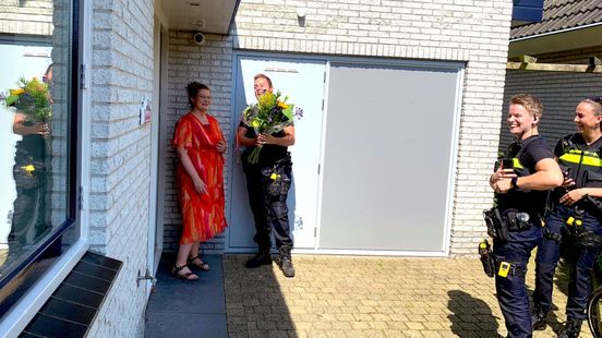Community police officer surprised by mayor of Woudenberg I fell