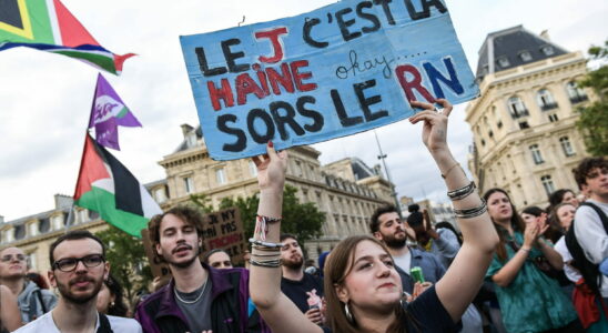 Demonstrations against the RN in Paris Toulouse Lyon Meetings despite