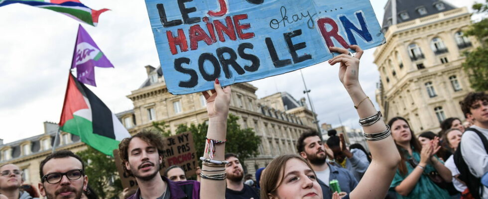 Demonstrations against the RN in Paris Toulouse Lyon Meetings despite