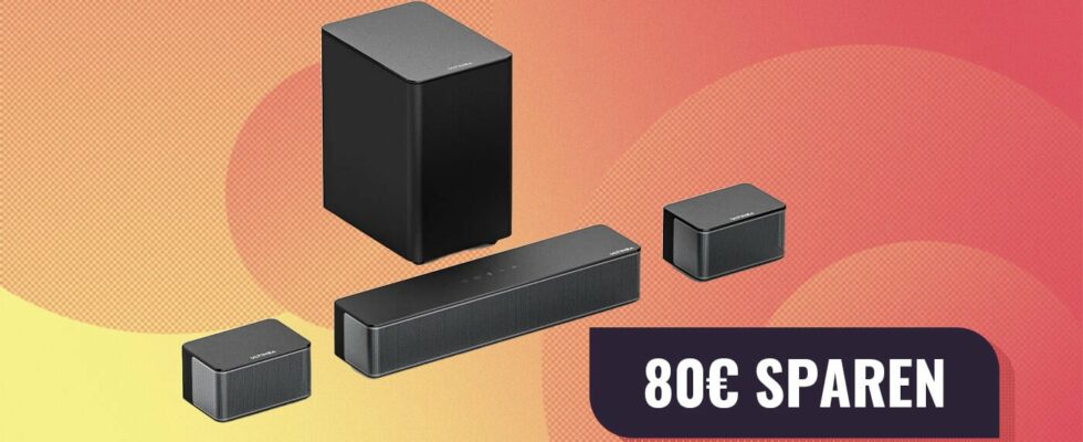 Extremely popular soundbar set with subwoofer on offer at Amazon
