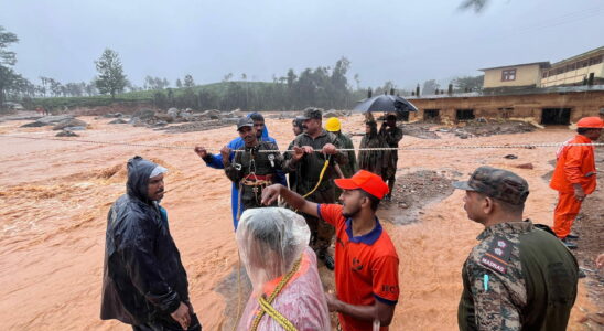 Heavy damage in Kerala state images show