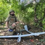 In Ukraine Russian drones swarm in the sky kyiv counterattacks