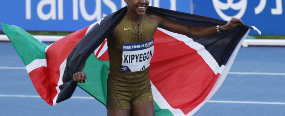 Kipyegon Empress of the 1500m has improved her world record