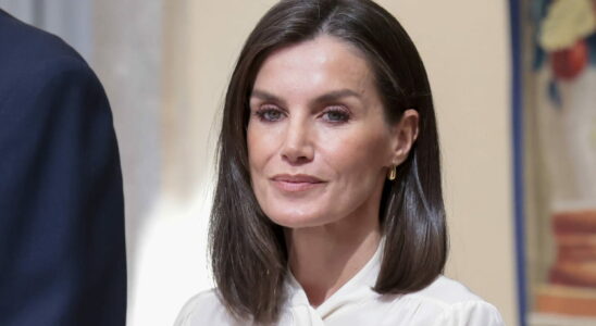 Letizia of Spain wears the most sophisticated bun to support