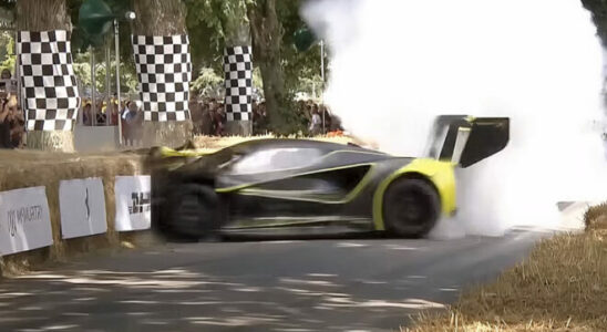 Lotus Evija X crashes at Goodwood Festival of Speed Video