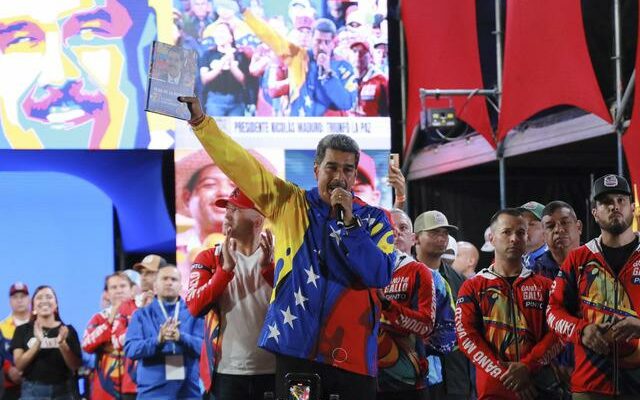 Maduro is president for the 3rd time Election results announced