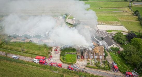 Major fire at goat farm in Bunnik under control damage