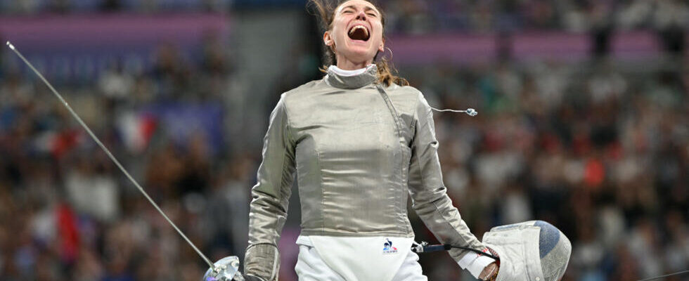 Manon Apithy Brunet wins Olympic sabre title Sara Balzer wins silver