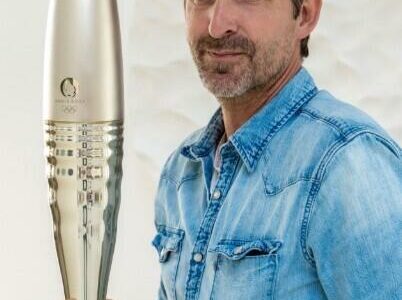 Mathieu Lehanneur the designer of the Olympic torch and cauldron