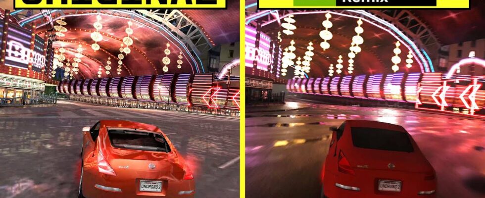 Need for Speed ​​Underground RTX Remix Version Released