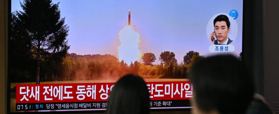 North Korea fires two short range ballistic missiles one fails