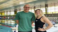 Olympic swimmers Matti Mattsson and Ida Hulkko train together in