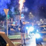 Police pelted with fireworks at party roundabout in Amersfoort after