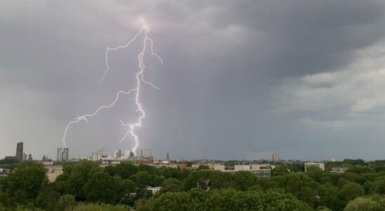 Severe weather hits Utrecht code orange due to thunderstorms wind