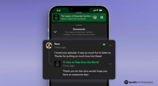Spotify will let you leave comments on podcast episodes