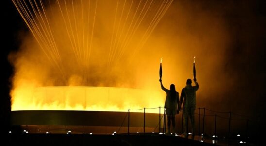 The Olympic cauldron 100 electric accessible to the public