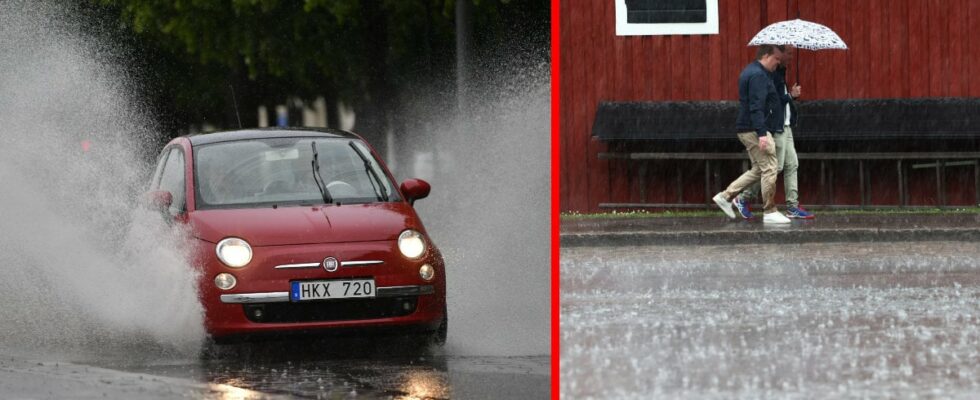 The new weather warning More downpours this summer