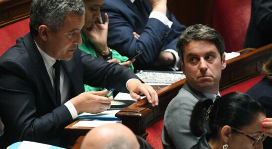 This sentence from Attal that Darmanin does not digest the