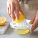 This small amount of lemon juice is enough to lower