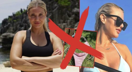 Tradera stops Robinson Olivias unwashed bikini