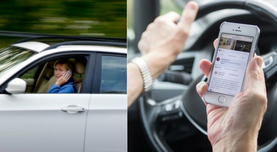 Using the mobile phone while driving what does the