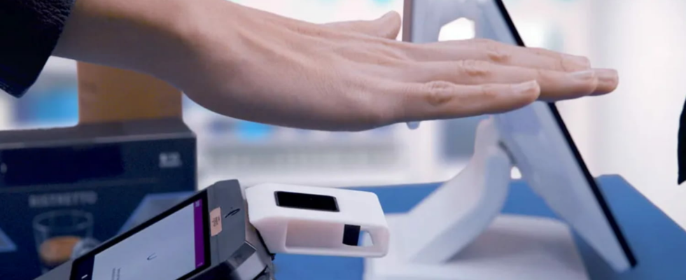 You can now pay with the palm of your hand